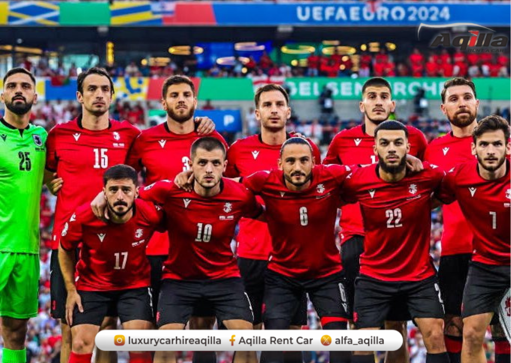 Foto Squad Timnas Georgia