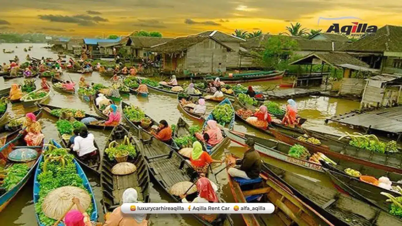 wisata banjarmasin - pasar apung