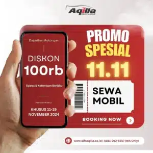 Promo Spesial Aqilla Rent A Car11.11