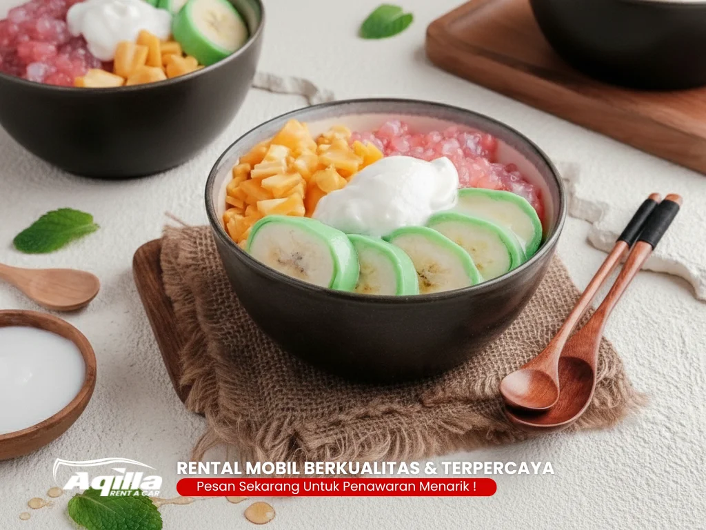 makanan khas makassar Es Pisang Ijo