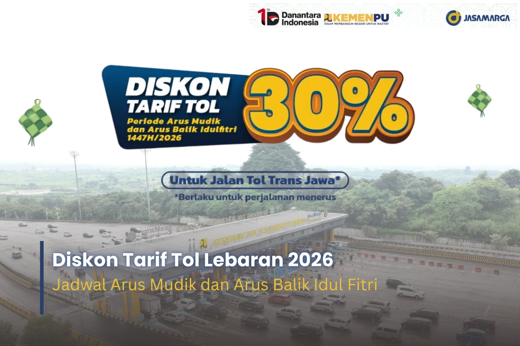 Diskon Tarif Tol Lebaran 2026